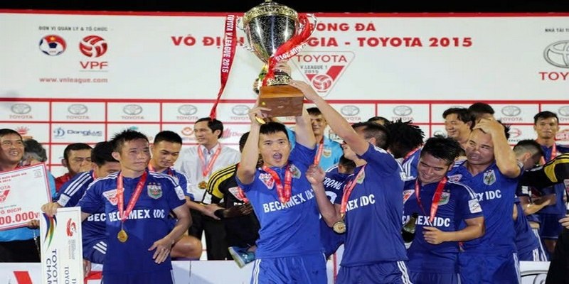 Becamex Bình Dương đã từng 4 lần vô địch V - League